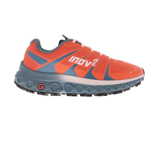 Women S Inov 8 TRAILFLY ULTRA G 300 MAX Ultra Running Shoes Coral