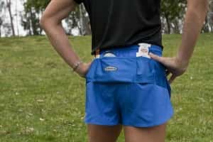 Mens running shorts with pockets for phone, gels, keys and more