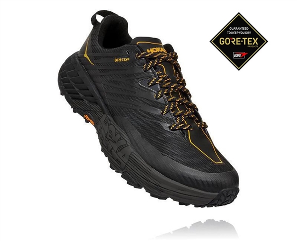 Men's Hoka SPEEDGOAT 4 GTX (GORE-TEX) Trail Running Shoes - Anthracite /  Dark Gull Grey | Ultramarathon Running Store