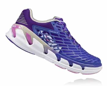 purple hoka shoes